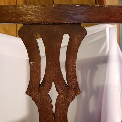 Wooden Chair and Table with Woven Cain (UO-KD)