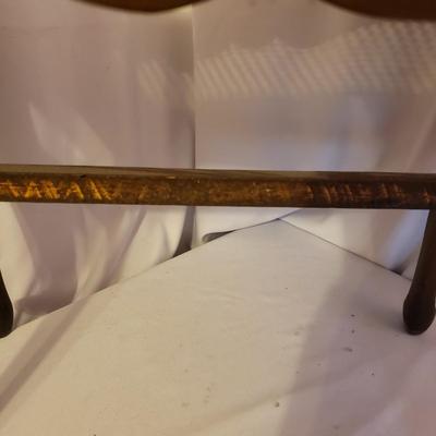 Wooden Chair and Table with Woven Cain (UO-KD)