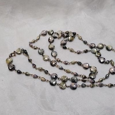 Assorted Stone 46" Necklace