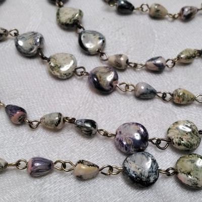 Assorted Stone 46" Necklace