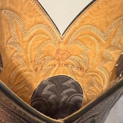 Menâ€™s Justin & Dan Post Boots Size 8