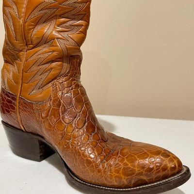 Menâ€™s Justin & Dan Post Boots Size 8