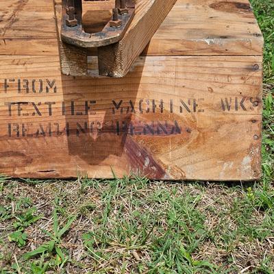 Two Vintage Sleds & Wheelbarrow  (OB3-JS)