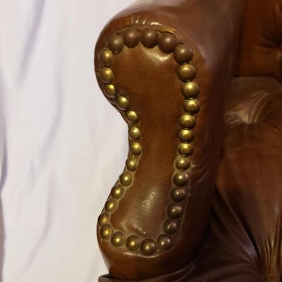 Highback Armchair and Metal Lamp (UO-KD)