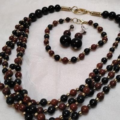 Pier 1 Necklace, Bracelet and Earring Set