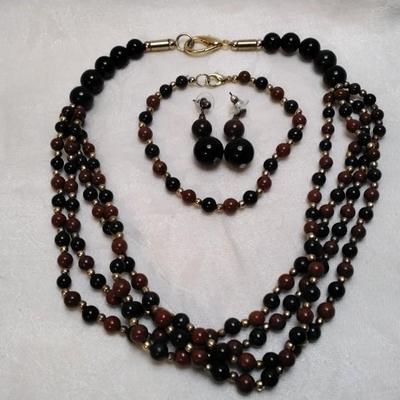 Pier 1 Necklace, Bracelet and Earring Set