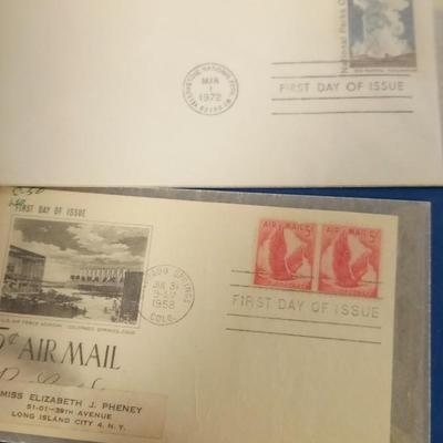LOT 105 TEN OLD FIRST DAY COVERS
