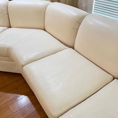 CUSTOM FURNITURE EXPRESSIONS ~ Leather Sectional Sofa ~ *Read Details