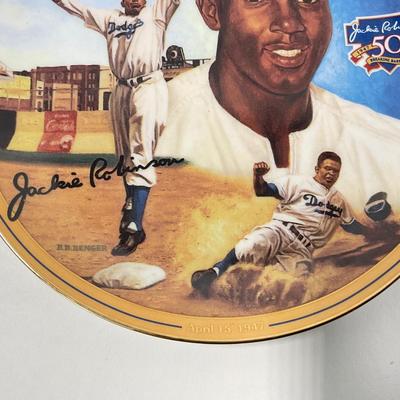 -34- SPORTS | Jackie Robinson Collectors Plate