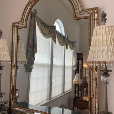 Huge Ornate Decorative Mirror