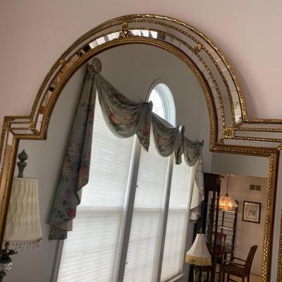 Huge Ornate Decorative Mirror