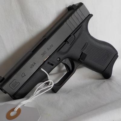 Glock 42 Auto .380 cal. est. $400 to $800.