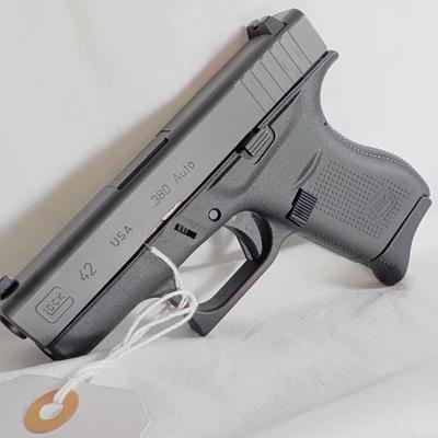 Glock 42 Auto .380 cal. est. $400 to $800.