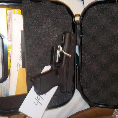 Glock 42 Auto .380 cal. est. $400 to $800.