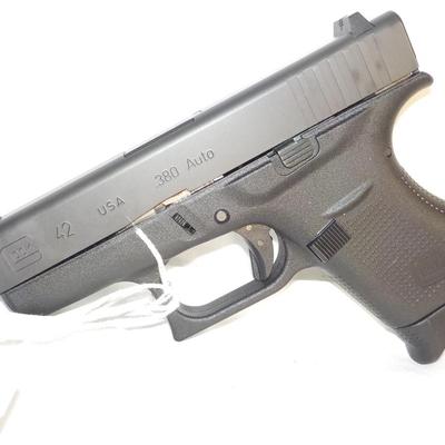 Glock 42 Auto .380 cal. est. $400 to $800.