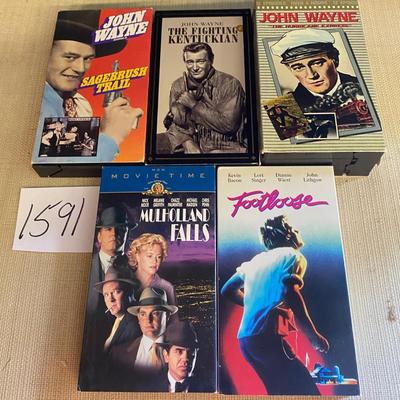 VHS John Wayne Tapes and more