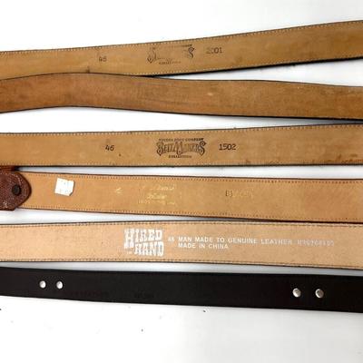 Genuine Leather Belts Menâ€™s 46