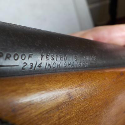 Sears and Roebuck 12 gauge / bolt action shot gun./est. $130 to $240.