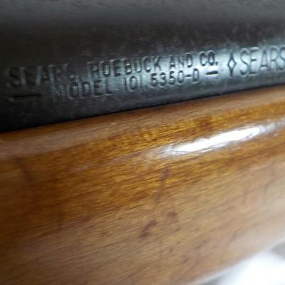 Sears and Roebuck 12 gauge / bolt action shot gun./est. $130 to $240.