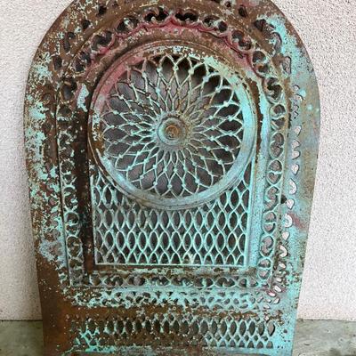 Antique Cast Iron Fireplace Covers