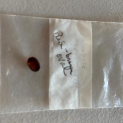 Red Brown Oval