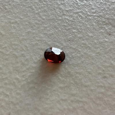 Red Brown Oval