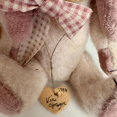 Follow Your Heart - Rosebud Bunny by Viki Sprague