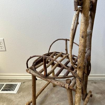 Handmade Twig Doll/Child Chair