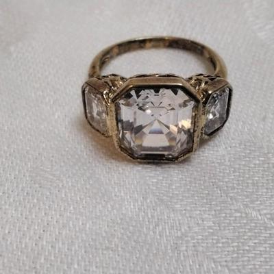 Gold Vermeil Ring Size 8