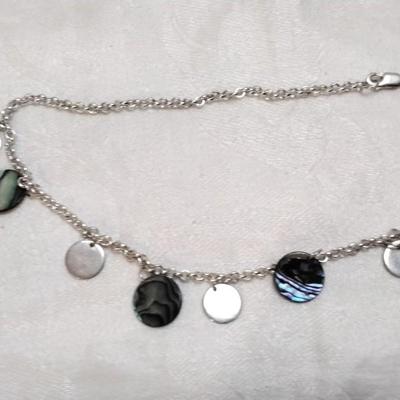 Abalone 15" 925 Necklace