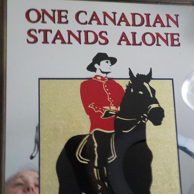 Canadian Windsor whiskey sign, 12 x 24. / est. $30 to $50.