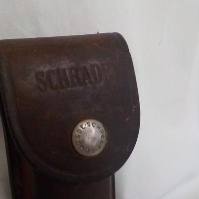 Schrade "old timer" and deer both folding/ case for larger/ est. $30 to $75.