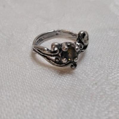 Citrine 925 Ring Size 5.5