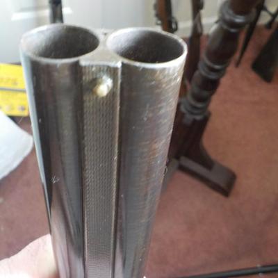 1880 double barrel shot gun, does fire regular shells. / est. $180 to $260.