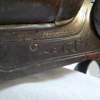 1880 double barrel shot gun, does fire regular shells. / est. $180 to $260.