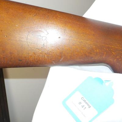 Bolt action 22 cal, from germany The "Carabiner" 1919, single shot/ est. $100 to $150.