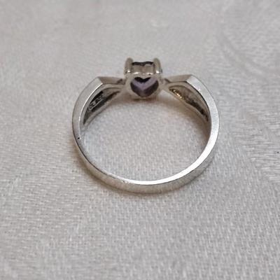 Amethyst 925 Ring Size 8