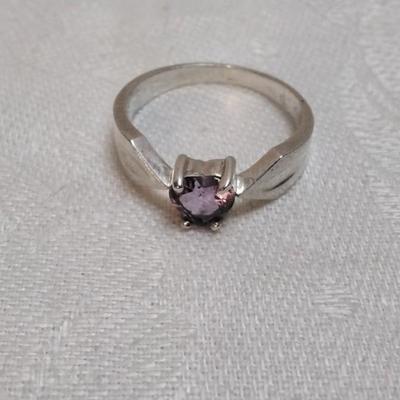 Amethyst 925 Ring Size 8