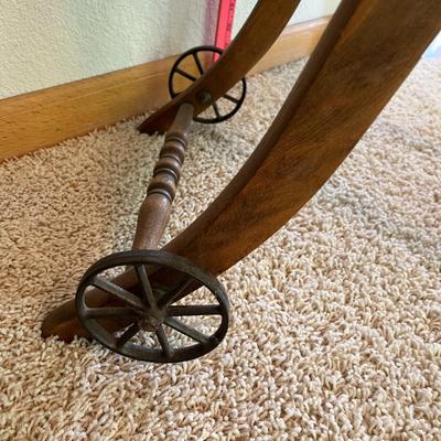 Antique High chair, convertable