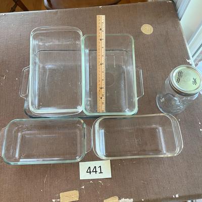 4 Glass Baking Dishes