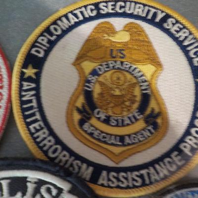 Cool set of Service patches Govt Agencys/ est. $10 to $20.