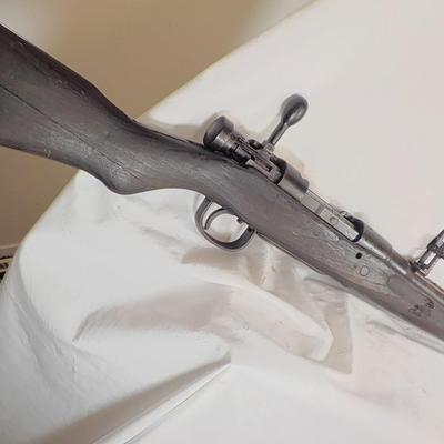Arisaka  Japanese 7.5mm military rifle type 99/ est. $200 to $400.