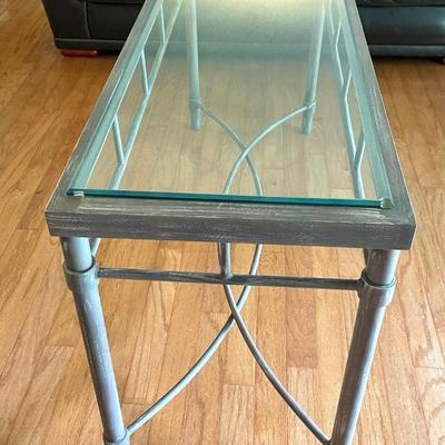 Glass Top Sofa Table