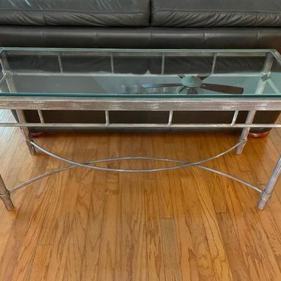 Glass Top Sofa Table