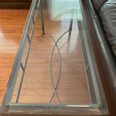 Glass Top Sofa Table