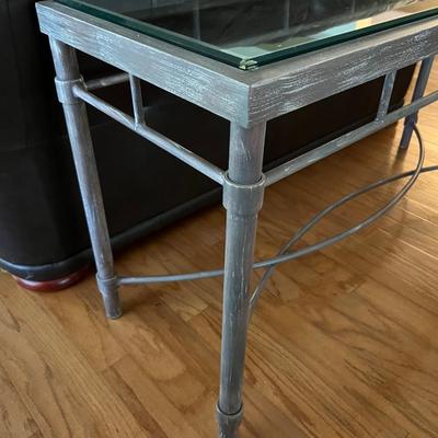Glass Top Sofa Table