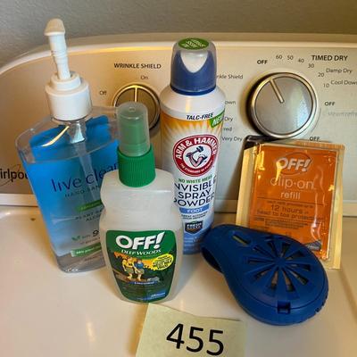 Bug Spray, Hand Sanitizer & Foot Powder