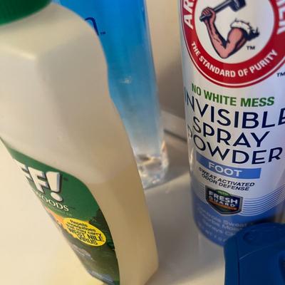 Bug Spray, Hand Sanitizer & Foot Powder