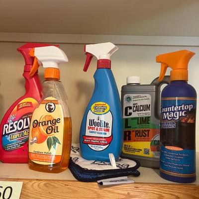 Cleaning Products & Rags