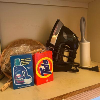 Iron, Clothes Pins & Laundry Products